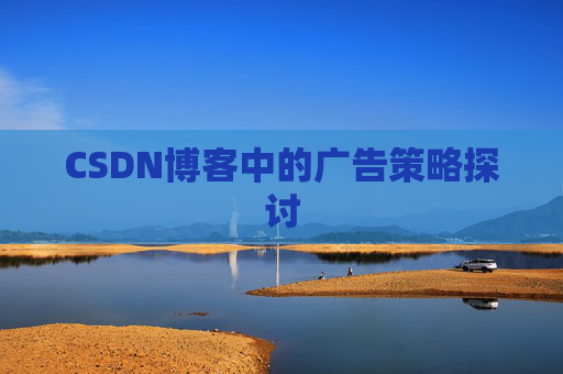 CSDN博客中的广告策略探讨